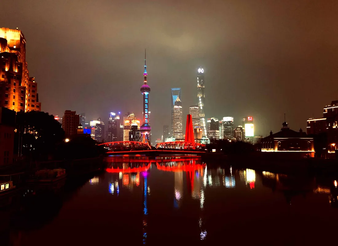 上海城市夜景 / Shanghai skyline